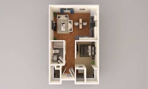 A1 Floor Plan at Northern Lights a Lifestyle-Driven Community, West Fargo, 58078